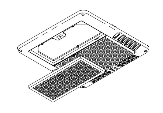 Coleman 8330C5731 MACH Chill Grille ceiling assembly - white