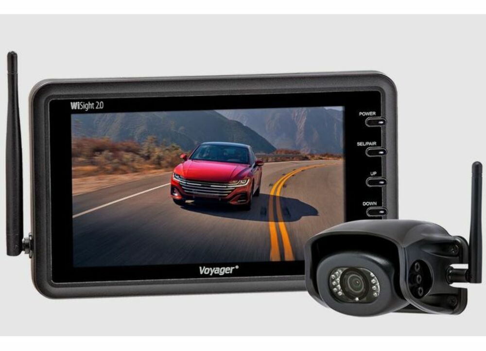 Voyager WiSight 2.0 7" monitor and camera for pre-wired systems