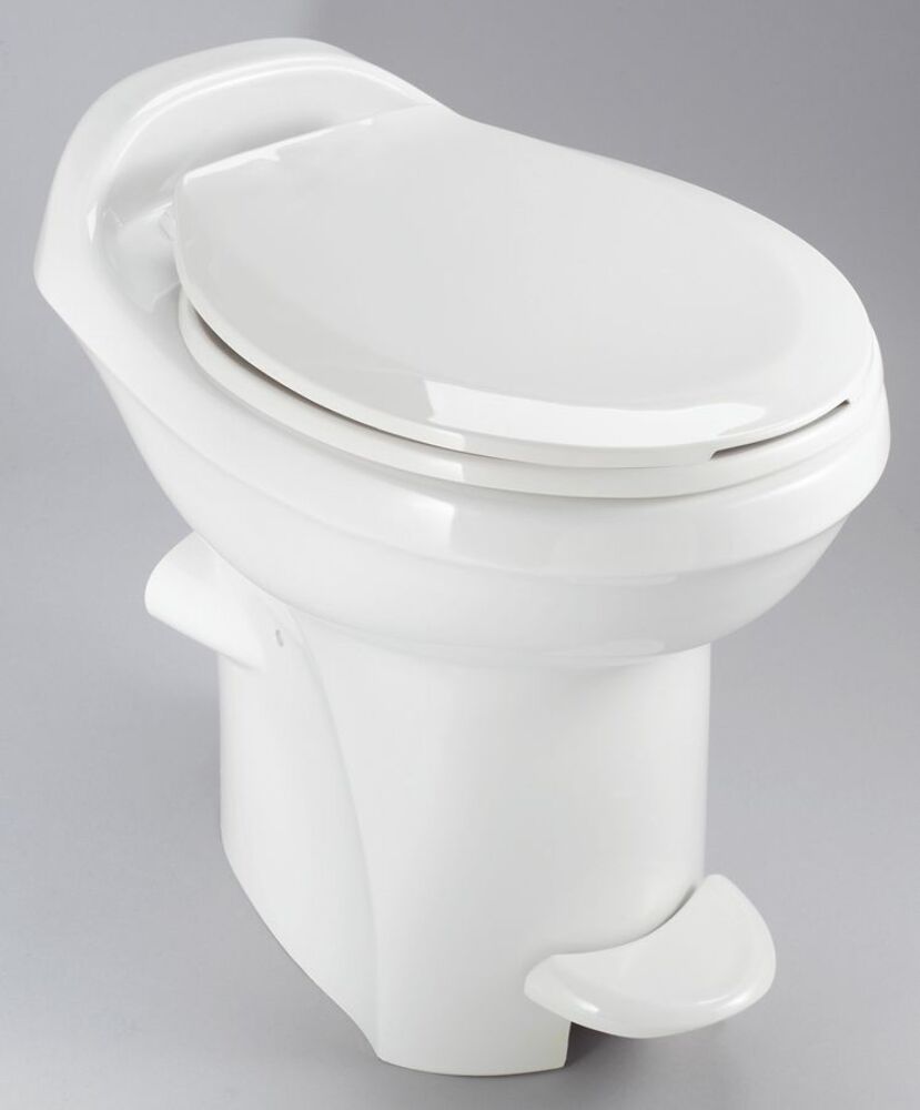 Thetford 34431 AQUA MAGIC STYLE PLUS hi profile toilet w/ sprayer - white