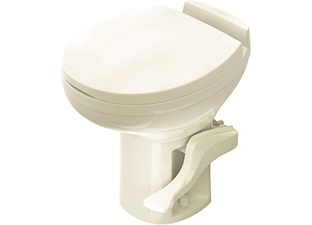 Thetford 42175 AQUAMAGIC RESIDENCE hi profile toilet w/ sprayer - bone