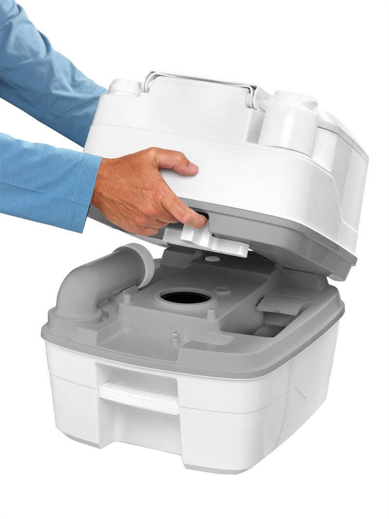 Thetford 92820 PORTA POTTI 365 plastic portable toilet 5.5 gallon - white/grey