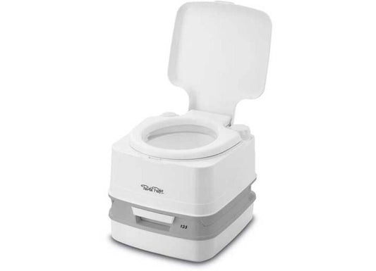 Thetford 92860 PORTA POTTI 135 plastic portable toilet  2.6 gallon - white/grey