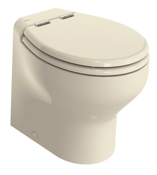 Thetford 98266 TECMA SILENCE PLUS 2G 12V hi profile toilet w/ wall switch - bone